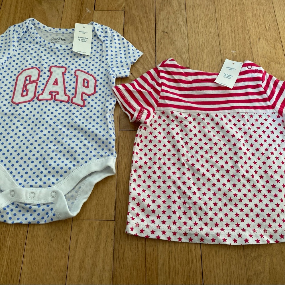 BNWT BABY GAP tops girl